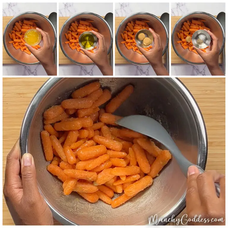Easy Air Fryer Baby Carrots + Video Munchy Goddess