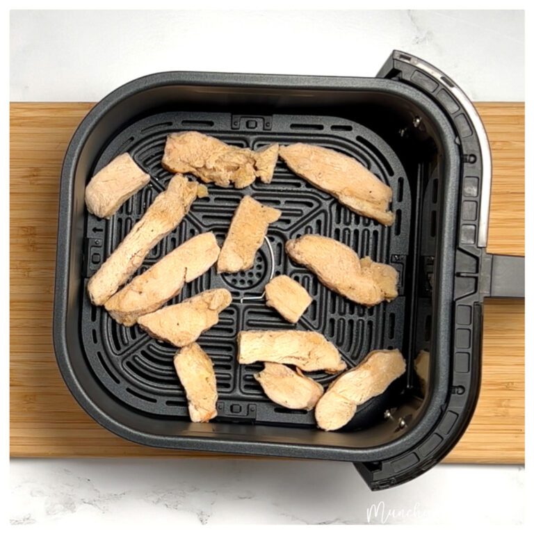 Frozen Grilled Chicken Strips in the Air Fryer Munchy Goddess