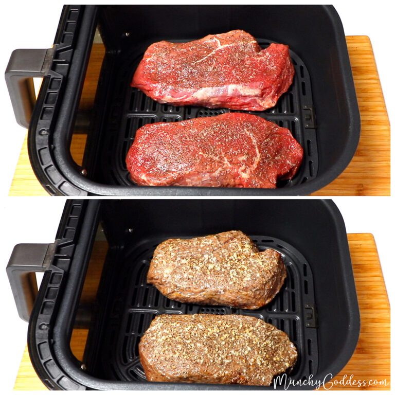 Easy Air Fryer Sirloin Steak + Video Munchy Goddess