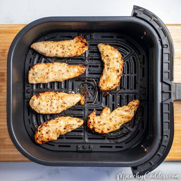 Easy Air Fryer Marinated Chicken Tenderloins + Video Munchy Goddess